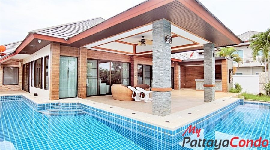 Baan Piam Mongkol Village Huay Yai Pattaya Pool Villa For Sale - HEPMK01-1