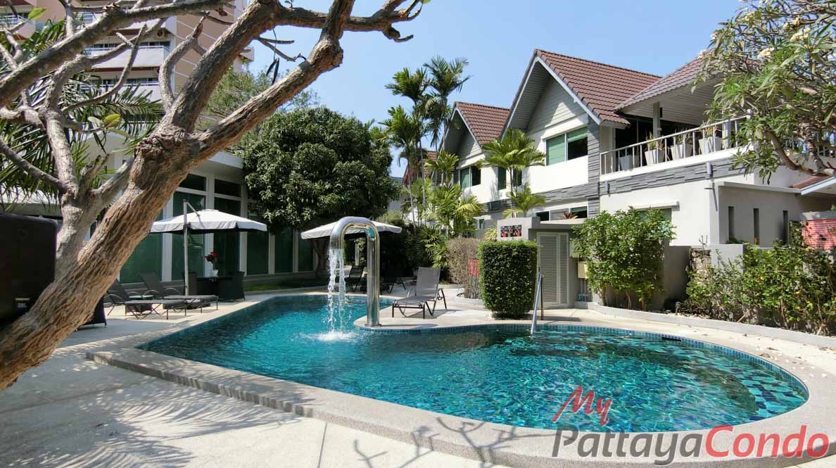 Boutique Garden Pool Villas Jomtien House For Sale - HJCTD02-40