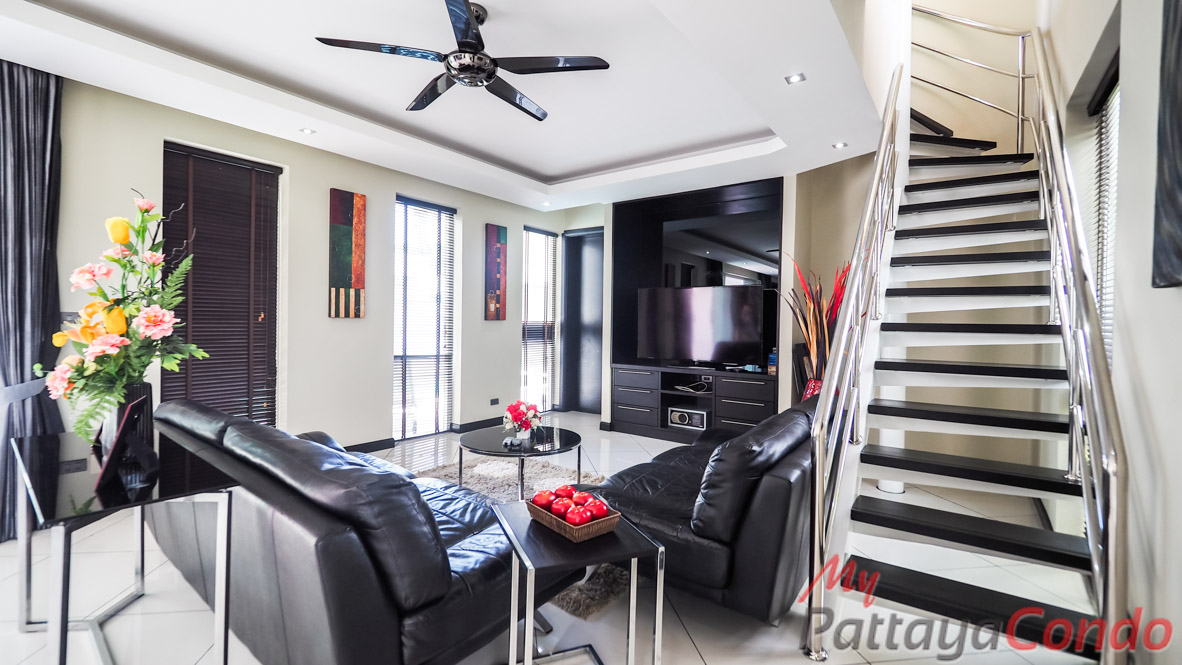 Palm Oasis Pool Villa Pattaya House For Sale - HJPO01-19