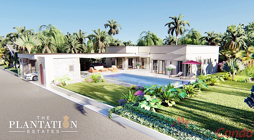 The Plantation Estate Villa For Sale East Pattaya - HEPTT01-0