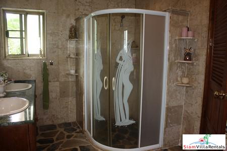Three Bedroom Kamala House with a Communal Freeform Swimming Pool for Long Term Rent-7