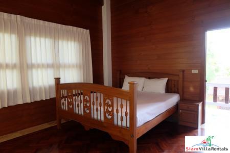 Contemporary Thai Teak Four Bedroom Pool Villa for Rent in Rawai-13