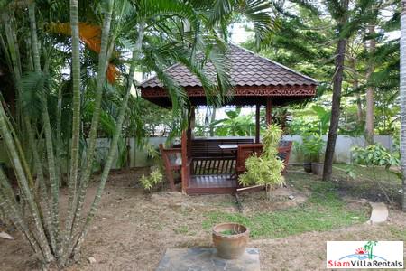 Contemporary Thai Teak Four Bedroom Pool Villa for Rent in Rawai-14