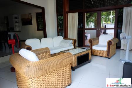 Contemporary Thai Teak Four Bedroom Pool Villa for Rent in Rawai-1