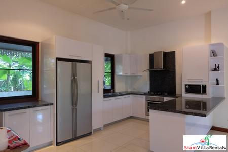 Contemporary Thai Teak Four Bedroom Pool Villa for Rent in Rawai-4