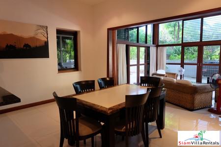 Contemporary Thai Teak Four Bedroom Pool Villa for Rent in Rawai-6