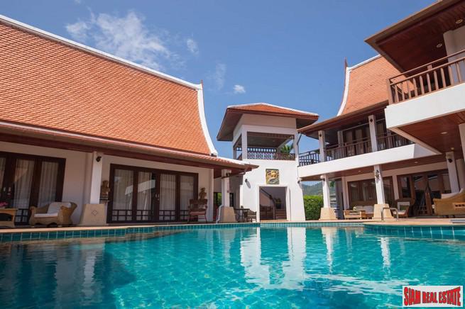 Sirinthara Villa | Spacious Thai Six Bedroom Pool Villa in Rawai-14