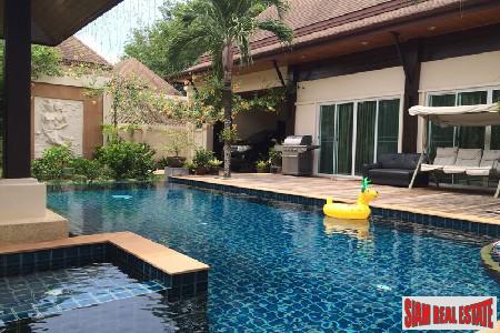 Three Bedroom Pool Villa with Large Garden near BIS in Koh Kaew-0