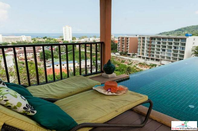 Fantastic Sea Views from this Three Bedroom House Located in the Hills of Karon-1