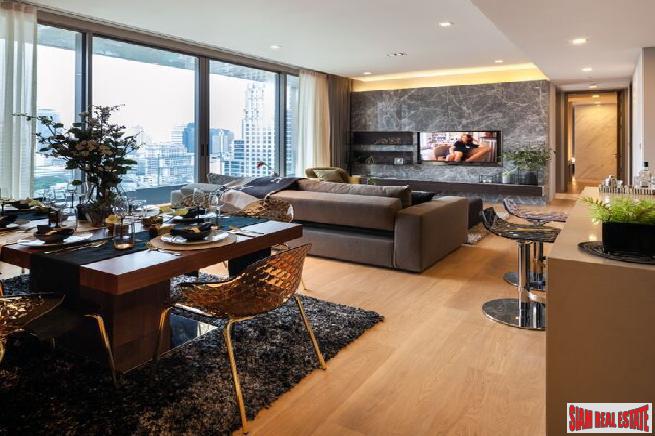 Luxury Saladaeng Two Bed Duplex Condos next to MRT, BTS and Lumphini Park - 16% Discount!-5