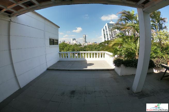 Navin Mansion | Penthouse 3 Bed Duplex at a Boutique Apartment Block of only 8 Units in Tropical Grounds at Yan Nawa - Pets Allowed-22