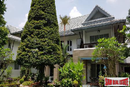 Noblewana | Tropical Custom Built 4 Bed Home in Secure Estate at Tha Raeng, Bang Khen, Watcharapol-0