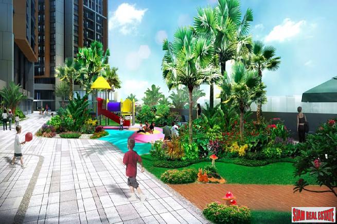 Two Bed Condos in Mixed Used Development Project, New Smart Community at Ratchada, Huai Khwang-4
