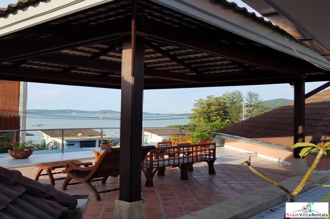 Contemporary Thai Style Three Bedroom House with Fantastic Sea Views in Rawai-16