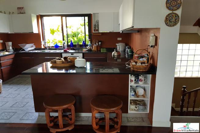 Contemporary Thai Style Three Bedroom House with Fantastic Sea Views in Rawai-7