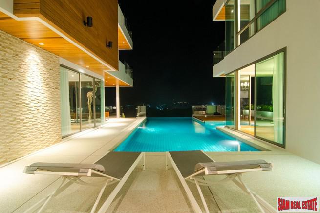Grand See View Villas | Rare and Exquisite Three Storey Home with Sea, Bay and Mountain Views in Rawai-7