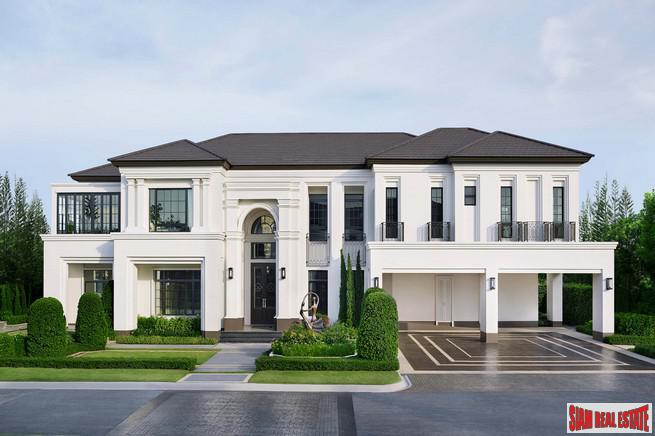 BAAN SANSIRI PATTANAKARN | New Flagship Housing Project by Leading Thai Developer, English Regency Stlye Houses at Pattanakarn-0