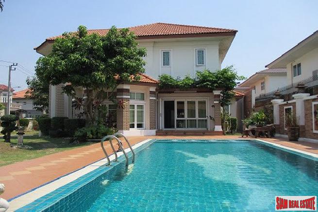 De Ville Srinakarin | Magnificent Two Storey Home with Gardens and Private Pool in Bangna-0