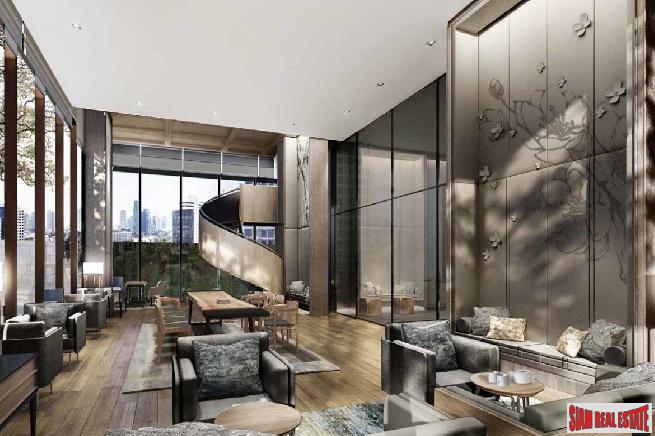 Luxury New Condo Nearing Completion by Japanese and Thai Developers Located between Thong Lor and Ekkamai - Two Bed Units - Free Full Furniture or Cash Discount!-3