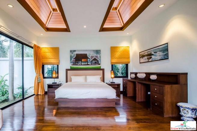 Beautiful Thai-Balinese Five Bedrooms Pool Villa for Rent in Kamala-9