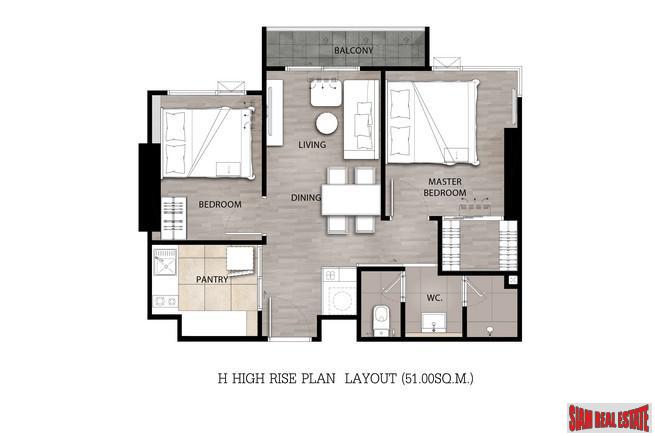New Development with Gigantic Facilities in Ramkhamhaeng, One Bed Units - Promotional Prices and Offers!-2