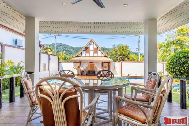 Status Villa Nai Harn | Private Three Bedroom Pool Villa with Large Yard and Gardens for Rent-3