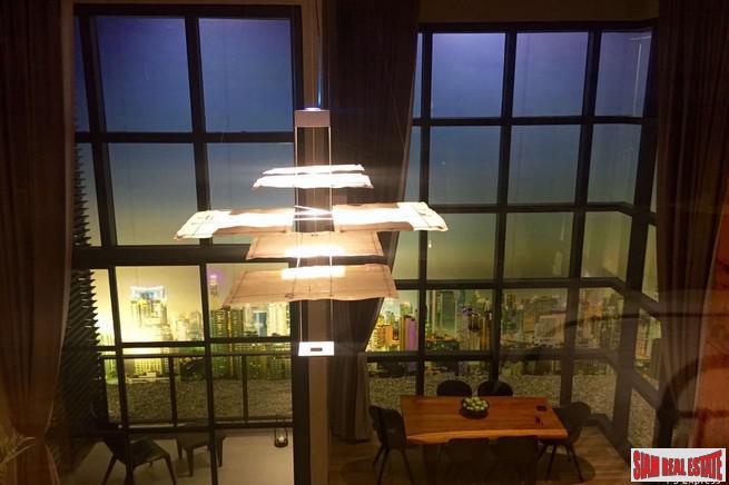 The Loft Asoke | Exceptional 35th Floor City Views from this Two Bedroom Loft Style Condo at Asoke-8