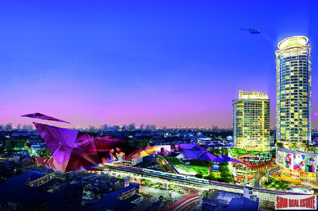 Sky Walk Condo | Large Quality Studio Condo - Unblocked Views on High Floor & Close to BTS Phra Khanong-11