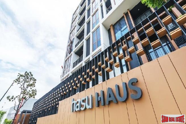 Hasu Haus Condo | New One Bed Condo in Canal Front Condo with Green Views at 77 Community, Onnut, Sukhumvit 77-17