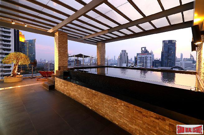 Unique 4 Bed Penthouse Condo with Private Pool and Panoramic Views at Asoke, Bangkok-0