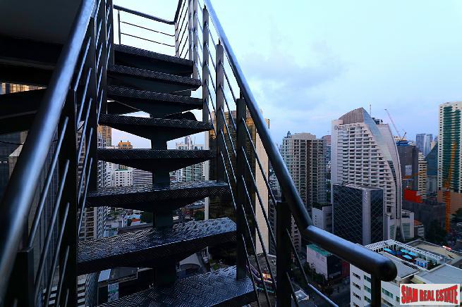 Unique 4 Bed Duplex Condo with Panoramic Views at Asoke, Bangkok-4