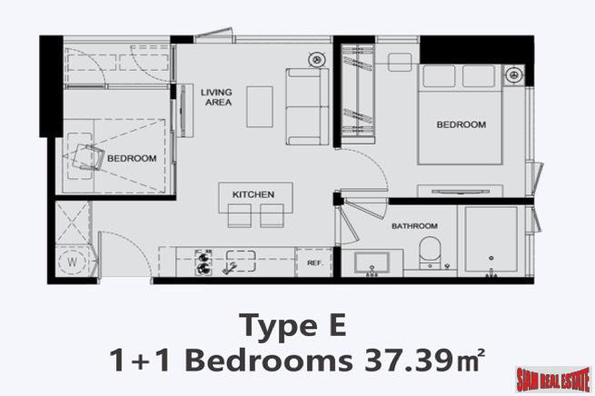New 55 Storey Project with Ultra Modern Amenities in Phetchaburi - One Bedroom Studio - Thai Freehold Only-13
