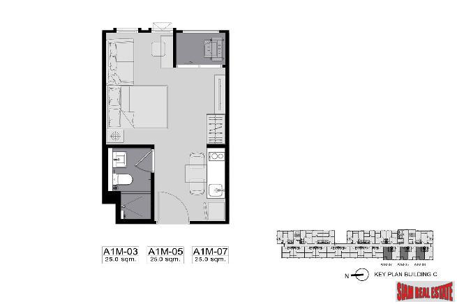 RESALE UNITS at SOLD OUT New Low-Rise Condo at Phra Ram 9 by Leading Thai Developer - Studio Units-23