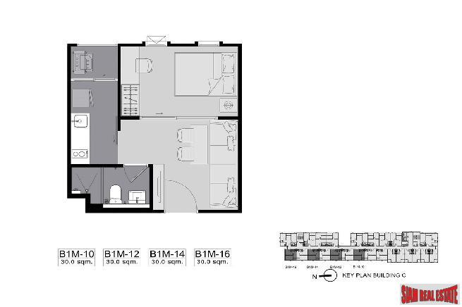 RESALE UNITS at SOLD OUT New Low-Rise Condo at Phra Ram 9 by Leading Thai Developer - Studio Units-24