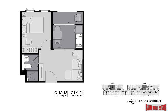 RESALE UNITS at SOLD OUT New Low-Rise Condo at Phra Ram 9 by Leading Thai Developer - Studio Units-25