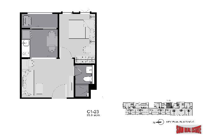 RESALE UNITS at SOLD OUT New Low-Rise Condo at Phra Ram 9 by Leading Thai Developer - Studio Units-29