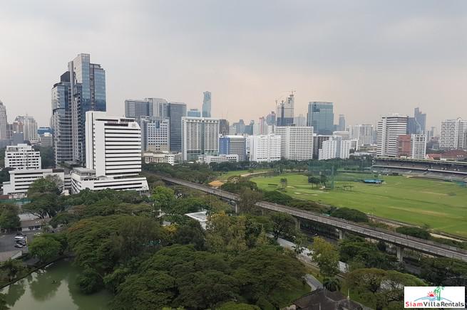 Baan Somthavil | Spacious Two Bedroom with Views of Lumpini Park and Royal Bangkok Sport Club in Ratchadamri-0