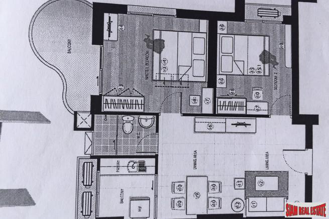 Supalai Park Ratchayothin | Two Bedroom Corner Condo on High Floor in Phahon Yothin-13
