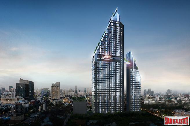 New Condo Under Construction | Architectural Masterpiece in one of Bangkoks Hottest Locations - Ekkamai - Two Bed and Two Bed Plus Units - EIA Approved-0