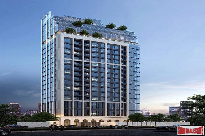 Nearing Completion is this Low Density Luxury Condos suited for Living and Investment at Charoenkrung Road, Sathorn - 2 Bed Duplex Loft Units - Discount and 6% Rental Guarantee for 2 Years!-16