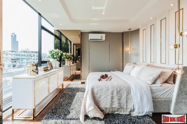 Nearing Completion is this Low Density Luxury Condos suited for Living and Investment at Charoenkrung Road, Sathorn - 2 Bed Duplex Loft Units - Discount and 6% Rental Guarantee for 2 Years!-8