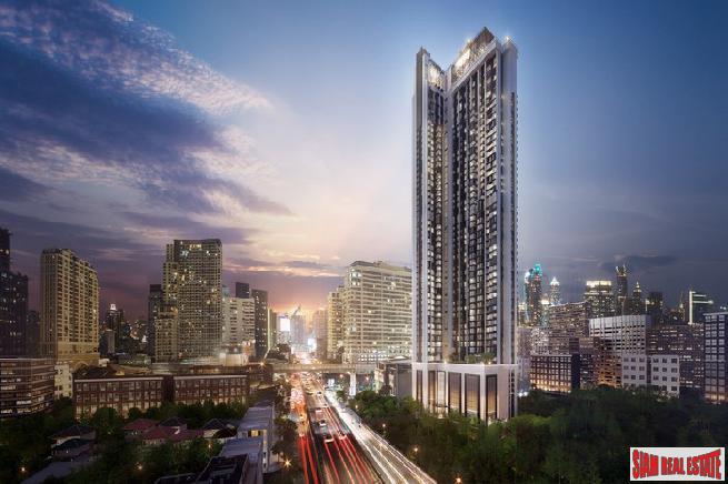 Prestige-Luxury High-Rise Condo by Leading Thai Developers at Siam next to BTS Ratchathewi - Three Beds-0
