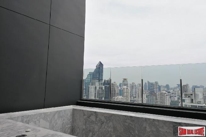 Penthouse with Private Jacuzzi Pool at Newly Completed Luxury Condos at Trendy area of Thong Lor, next to BTS-12