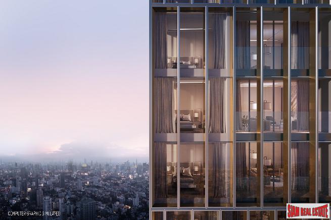 Super Luxury Off-Plan High-Rise Condo in the Best Location at Phrom Phong - Three Bed Units-0