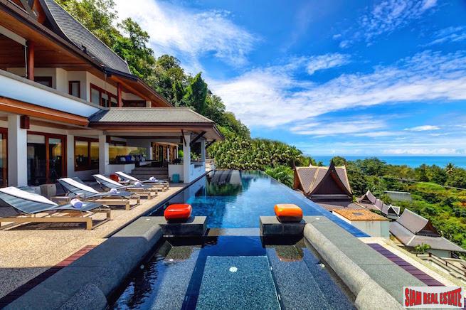 Baan Thai Surin Hill Estate | Amazing Five Bedroom Villa With Andaman Sea Views in an Exclusive Estate