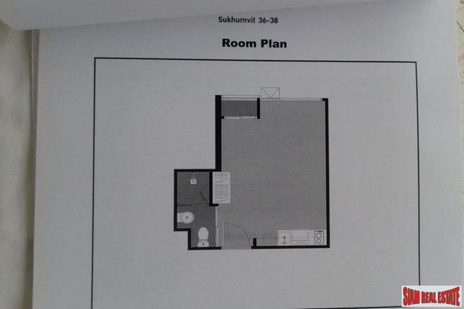 Rhythm Sukhumvit 36 - 38 | Nicely Decorated Cozy Studio Condo Close to BTS Thong Lo-9