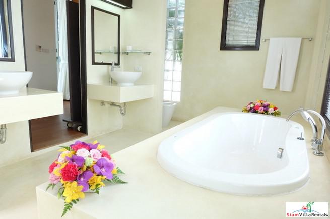 Mandala Villas | Tropical Four Bedroom Villa with Extra Large Pool Near Bang Tao Beach for Rent-10