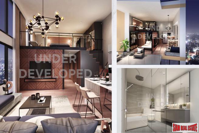 One Bedroom Duplex Development Built 500 M. from New Orange MRT Line in Rama 9-7