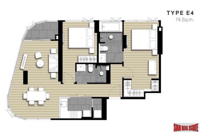 Huge Investment Potential | Luxury Development in Growing Saphan Khwai - Two Bedrooms-10