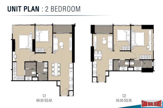 Inspirational New Concept Development in Wongwian Yai - Two Bedrooms-11